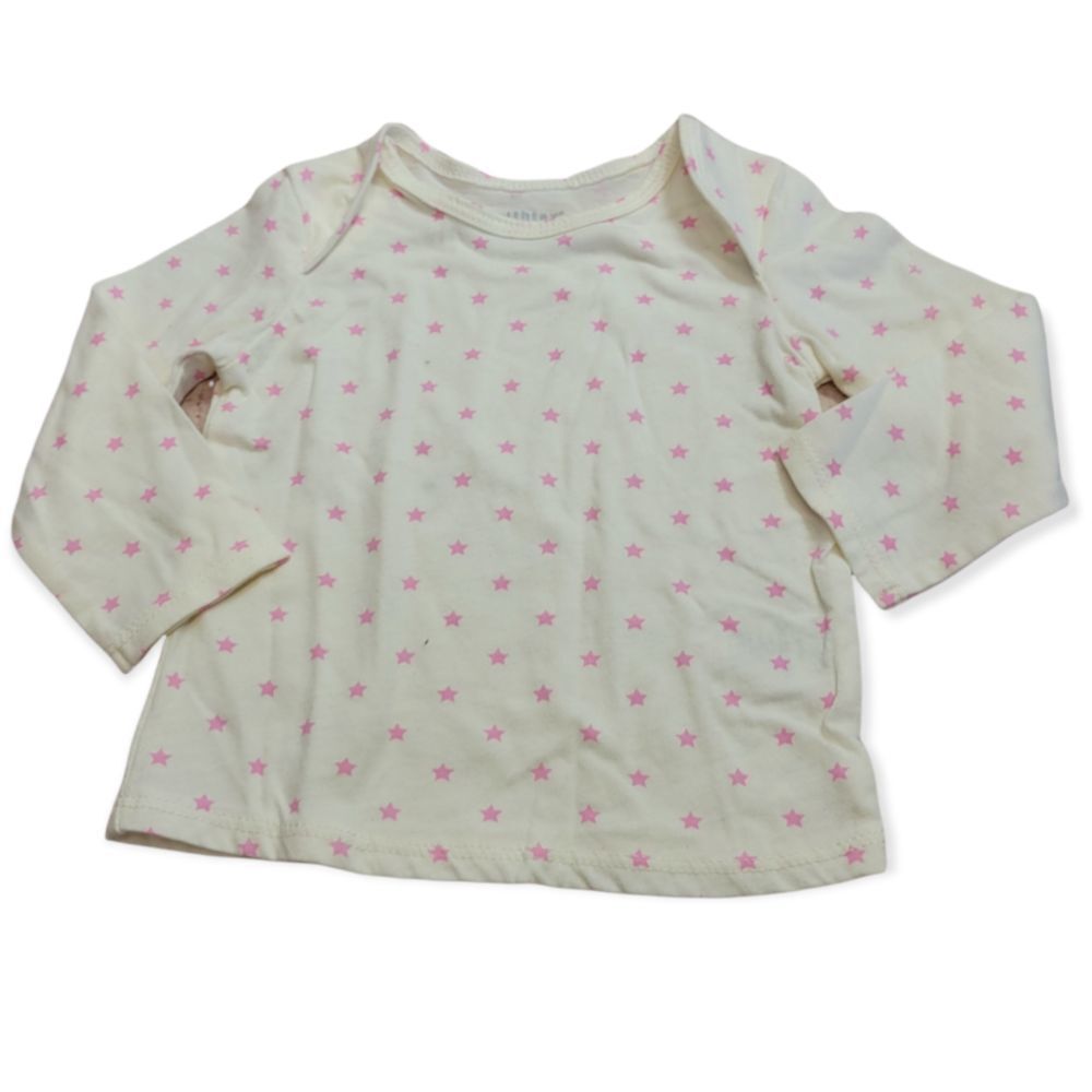 Healthtex longsleeve stars shirt 6/9mo